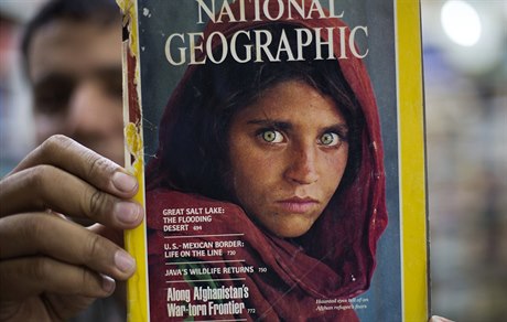 Ikonická titulka National Geographic s Sharbat Gulovou.