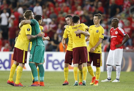 Fotbalisté AC Sparta Praha.