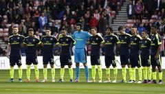 Sunderland vs. Arsenal (minuta ticha k uctní památky zesnulých britských...