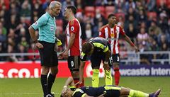 Sunderland vs. Arsenal (zranný Alexis Sanchez).
