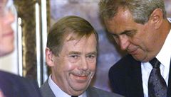 Václav Havel a Miloš Zeman v roce 2001. | na serveru Lidovky.cz | aktuální zprávy