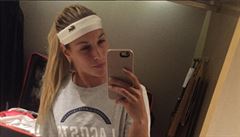 Dominika Cibulková asto dává na Instagram své selfie.
