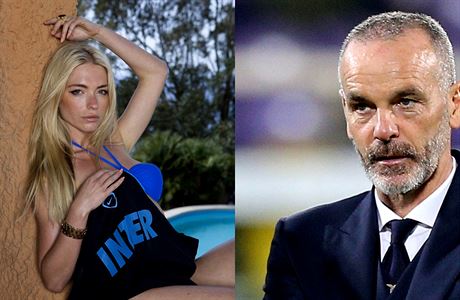 April Summersová a nový kou Interu Stefano Pioli, který naposledy vedl Lazio...