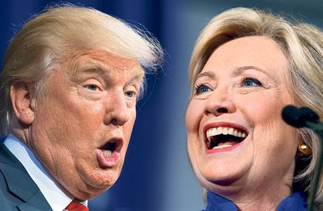 Donald Trump vs. Hillary Clintonová.