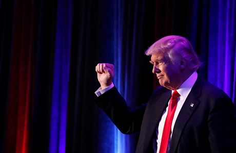 Dojat Donald Trump krtce pot, co je jasn, e vyhrl prezidentsk volby.