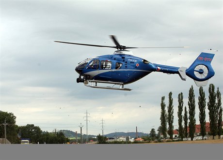 Policejní vrtulník - ilustraní foto.