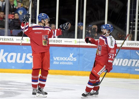 Čeští hokejisté porazili na Karjala Cupu domácí Finy po dlouhých 9 letech.