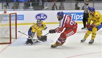 Hokejov turnaj Karjala, soust Euro Hockey Tour, R - vdsko. Richard...