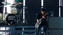 Kapela Green Day hraje na MTV Europe Music Awards.