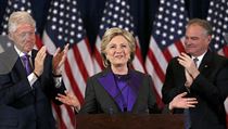 Hillary Clintonov en v New Yorku po svm nespchu ve volbch.