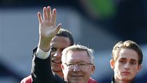 Trenér fotbalistů Manchesteru United Alex Ferguson se loučí