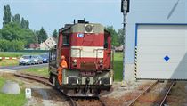 Logistick hala v Lovosicch, kterou si sttn D Cargo na 15 let pronajalo od...