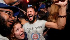 Fanouci Chicago Cubs slaví vítzství ve Svtové sérii.