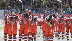 Úastník posledních dvou MS Michal Jordán (vlevo) pojede po návratu z NHL hned na Channel One Cup.