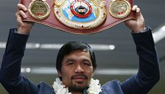 Filipínský boxer Manny Pacquiao zpt ve vlasti, kde u v úterý opt zasedal v...