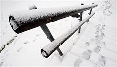Na Šumavě v noci na neděli napadlo až 10 centimetrů sněhu. Sněžit bude dál