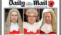 Ústavní soudci, kteí rozhodli, e brexit musí nejdíve projít parlament, jsou...