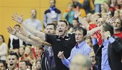 Filip Jícha slaví �eský gól.