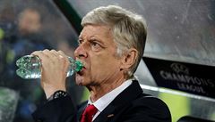 Kou Arsenalu Arséne Wenger pi zápase svého týmu s bulharským Ludogorcem.