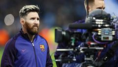 Lionel Messi dal rozhovor pro televizi a za nkolik minut otevel skóre zápasu...