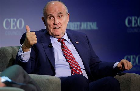 Bývalý starosta New Yorku a poradce Donalda Trumpa Rudy Giuliani