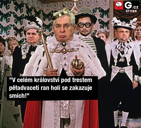 V celém království pod trestem ptadvaceti ran holí se zakazuje smích!