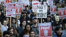 Trump nen mj prezident. Demonstrace v Seattlu.