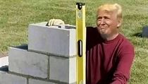 Jenom trnuji. Fotka kutila poukazuje na Trumpovy plny na vstavbu zdi na...