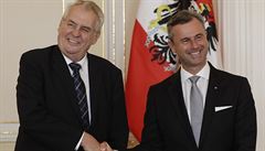 Pokud vyhraju, pojedu nejdve do eska, ekl LN kandidt na rakouskho prezidenta Hofer