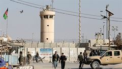 Základna v Bagrámu hlídaná afghánskou armádou