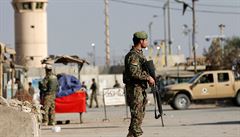 Základna v Bagrámu hlídaná afgánskými jednotkami