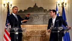 Obama: Země NATO by měly umět vydávat za obranu to, co Řecko. Kritizoval tím i Česko