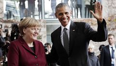 Poslední návštěva Evropy. Barack Obama se rozloučil s německou kancléřkou