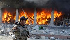 Zničili jsme velitelství Islámského státu v Mosulu, tvrdí koalice pod vedením USA