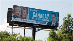 Utíkáte kvůli Trumpovi do Kanady? Prodáme váš dům, vtipkovala realitka. Volají jí stovky lidí