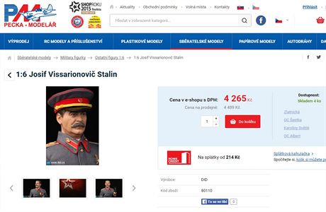 Figurku Josifa Vissarionovie Stalina pod lid v e-shopu firmy Pecka -...