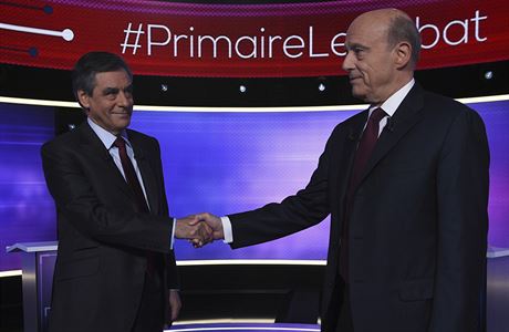 Dva finalisté francouzských republikánských primárek. Francois Fillon a Alain...