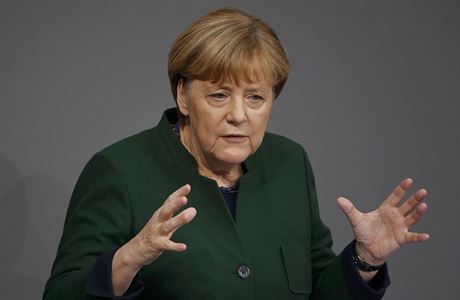 Nmcká kancléka Angela Merkelová.