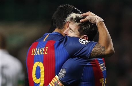 Lionel Messi s Luisem Suárezem se postarali o vechny ti góly Barcelony.