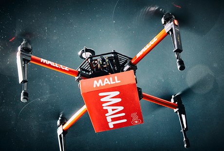 Dron spolenosti Mall.cz. Druhý nejvtí eský e-shop Mall.cz v úterý poprvé...