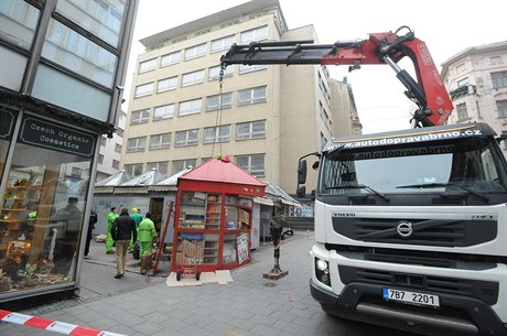 Mstská ást Brno-sted zaala s likvidací stánk na takzvaném Pohoelci v...