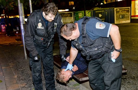 Práce strá�ník� m�stské policie je n�kdy slo�itá.
