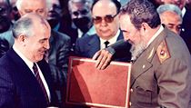 Castro spolu s Gorbaovem.