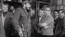 Fidel Castro na nvtv eskoslovenska v roce 1972. Na snmku je v...
