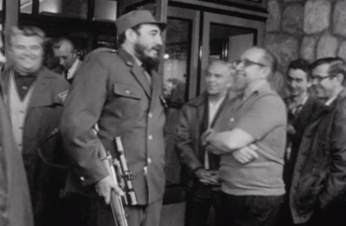 Fotogalerie: Fidel Castro na návštěvě Československa. Na snímku s  generálním tajemníkem KSČ...
