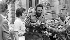Fidel Castro v roce 1972 na návtv Východního Berlína.