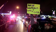 K oslavám úmrtí Fidela Castra v americkém Miami se pipojili i zástupci jiných...