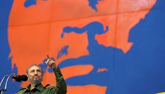 Castro bhem svého projevu v Havan.