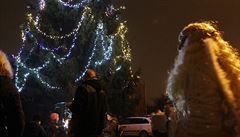 Rozsvcení vánoního stromu v Jihlav.