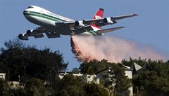 Nejvtí hasiské letadlo svta - Evergreen Boeing 747.